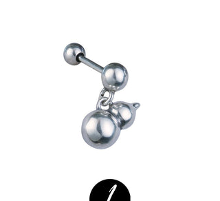 calabash stud earrings