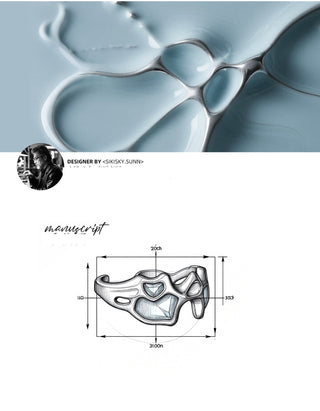 liquid tide clip earrings