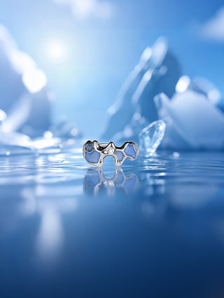 liquid tide clip earrings