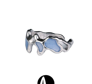 liquid tide clip earrings