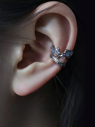 liquid tide clip earrings
