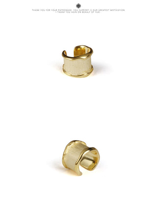 earless tide clip earrings