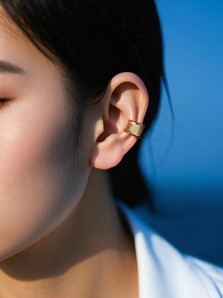 earless tide clip earrings