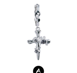 cross hip hop earrings