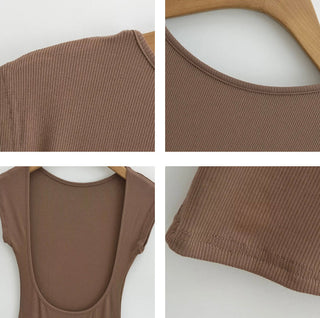 Backless hip skirt