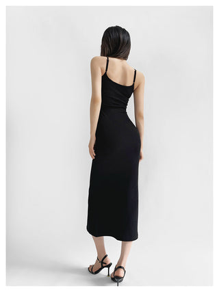 Suspender fishtail dress