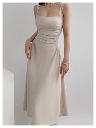 White sling dress