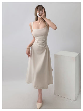 White sling dress
