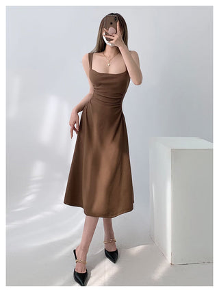 White sling dress
