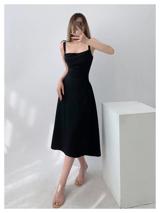 White sling dress