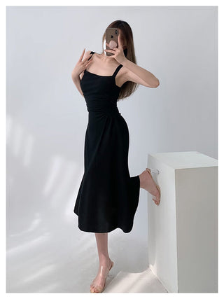 White sling dress