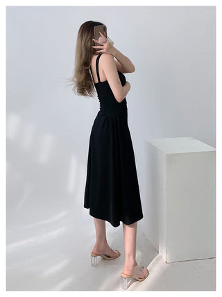 White sling dress