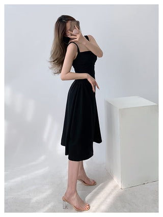 White sling dress