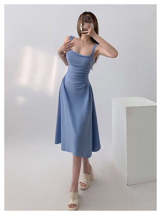 White sling dress