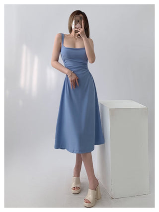 White sling dress