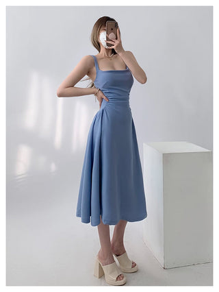 White sling dress