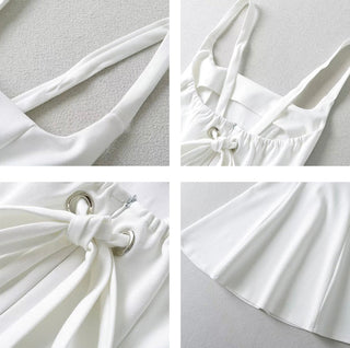 Square suspender skirt