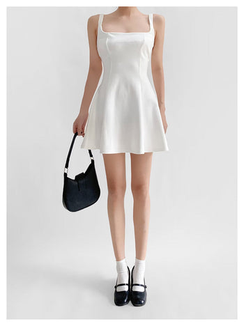 Square suspender skirt