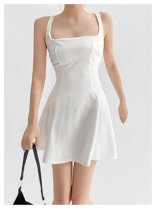Square suspender skirt