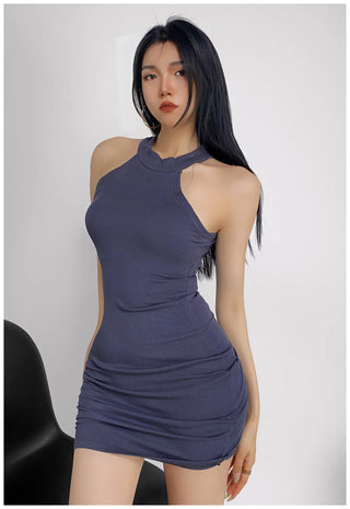 Halter sheath dress