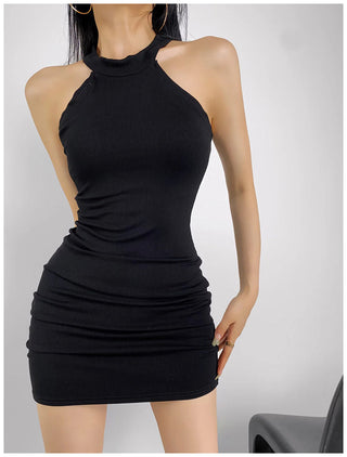 Halter sheath dress