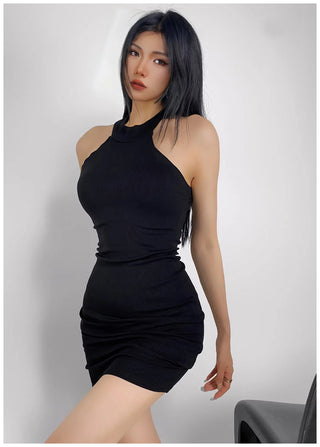 Halter sheath dress