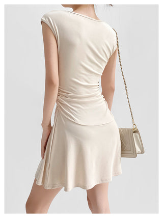 Round neck A-line
