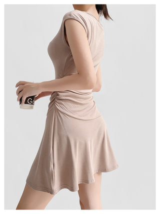 Round neck A-line