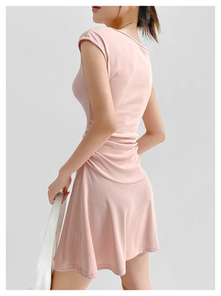 Round neck A-line