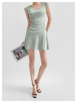 Round neck A-line