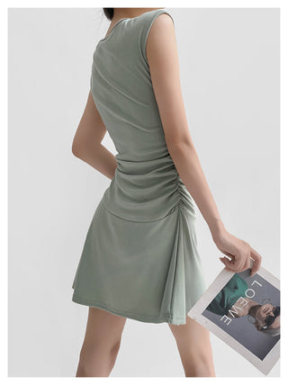 Round neck A-line