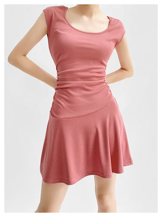 Round neck A-line