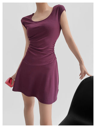 Round neck A-line