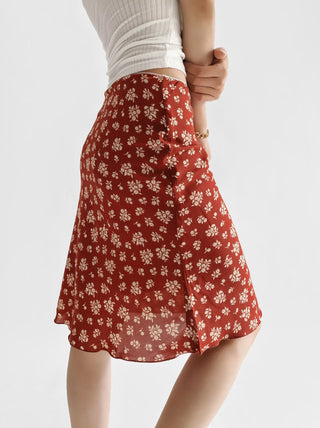 Vintage floral skirt
