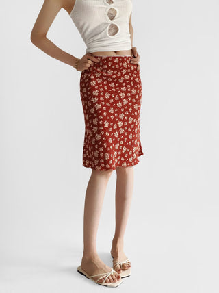 Vintage floral skirt