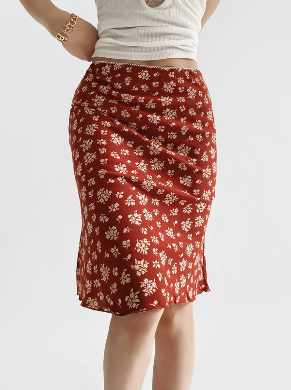 Vintage floral skirt