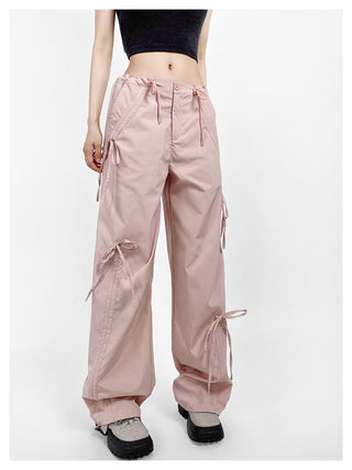 Bow bandage pants