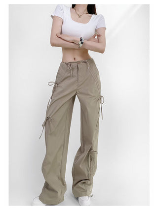 Bow bandage pants