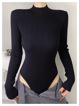 Half turtleneck jumpsuit Top