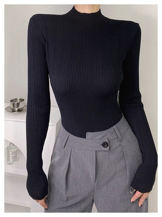 Half turtleneck jumpsuit Top