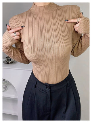 Half turtleneck jumpsuit Top