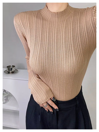 Half turtleneck jumpsuit Top