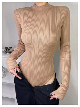 Half turtleneck jumpsuit Top