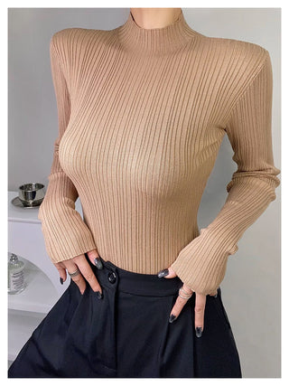 Half turtleneck jumpsuit Top