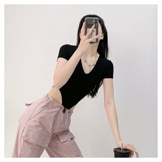 Midriff jumpsuit Top