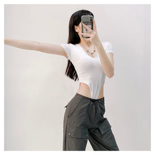 Midriff jumpsuit Top