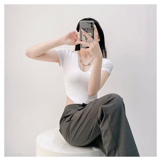 Midriff jumpsuit Top