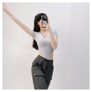 Midriff jumpsuit Top