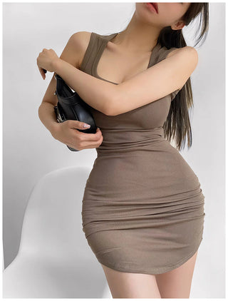 Pleated sheath skirt Top