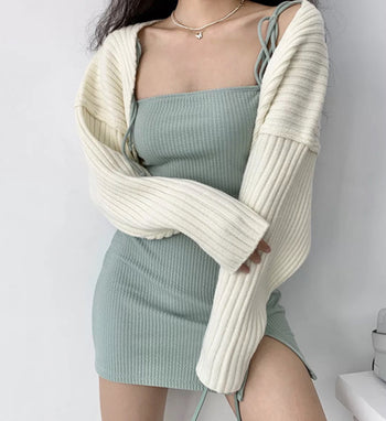 retro loose all-match knitted bolero